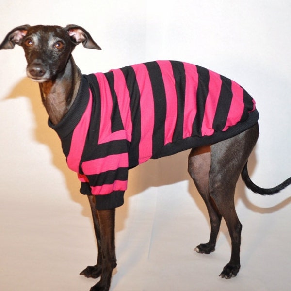 Rosa Streifen Dog shirt