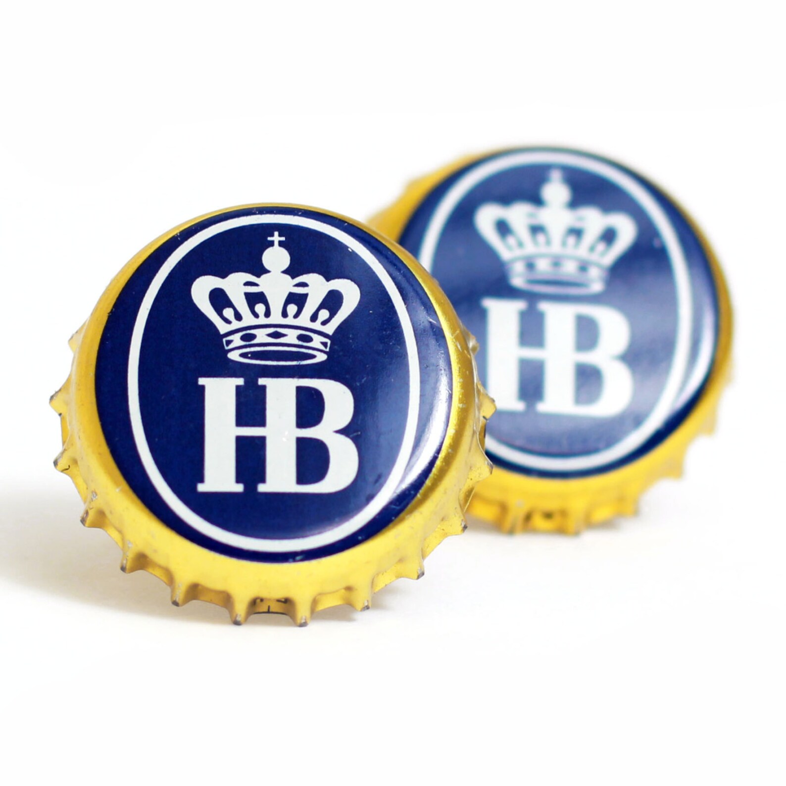 German Hofbrau Gold Beer Bottle Cap Cuff Links Cufflinks Etsy