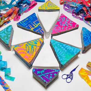 Batik Pre Cut Kaleidoscope Quilt Kit