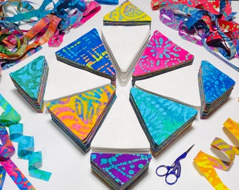 Batik Pre Cut Kaleidoscope Quilt Kit