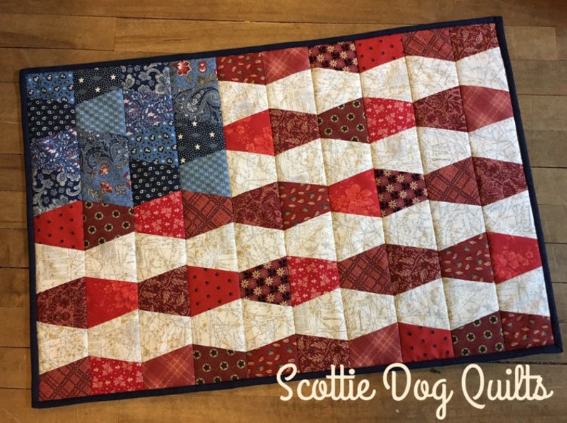 Pre Cut Flag Quilt Kit image 1