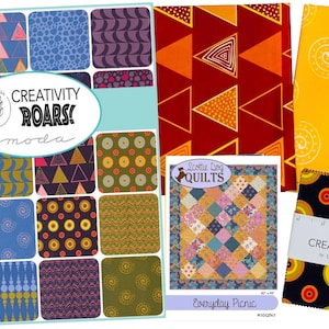 Moda Creativity Roars Quilt Kit