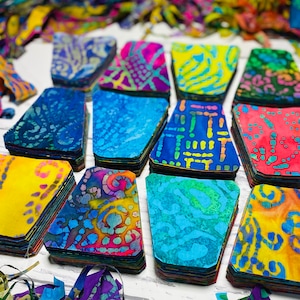 Pre Cut Quilt Kit Batik Tumblers