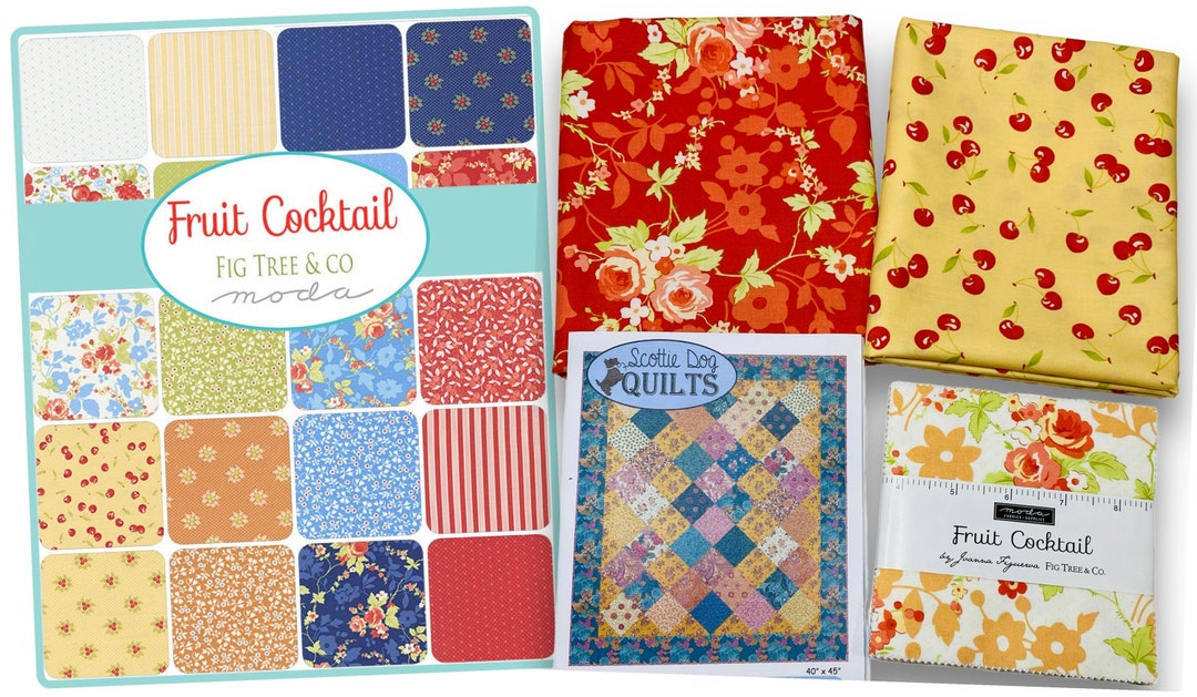 Moda Fig Tree Quilts Fruit Cocktail Quilt Kit Etsy