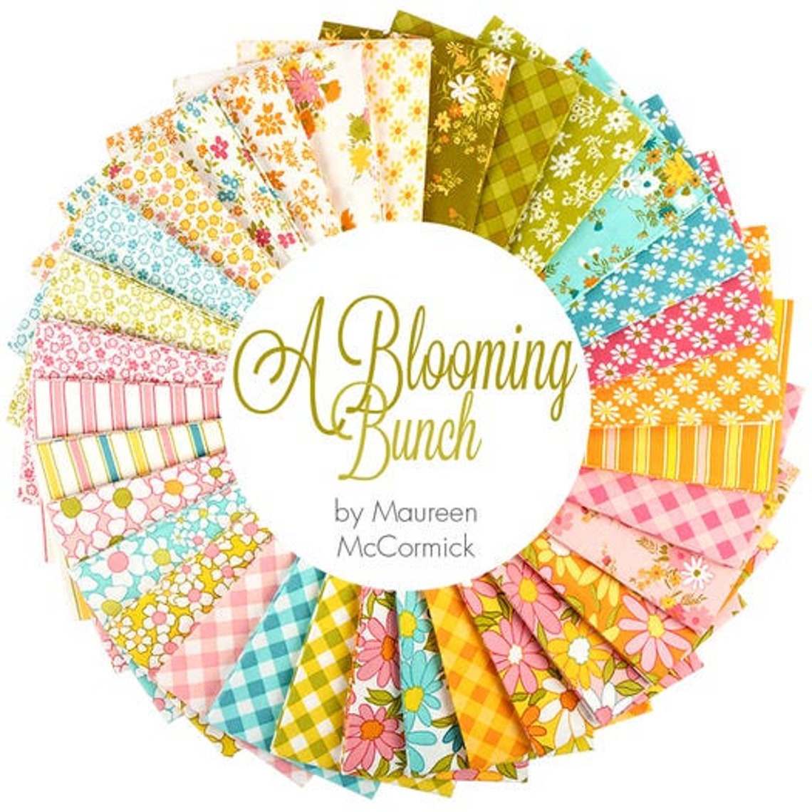 A Blooming Bunch Maureen Mccormick Quilt Kit Etsy