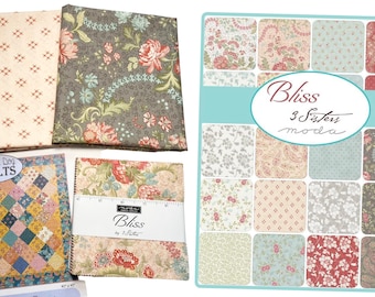 Moda 3 Sisters Bliss Quilt Kit