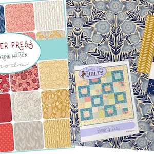 Moda Flower Press Quilt Kit