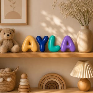Custom 3D Letters Name Sign – Nursery Wall Decor