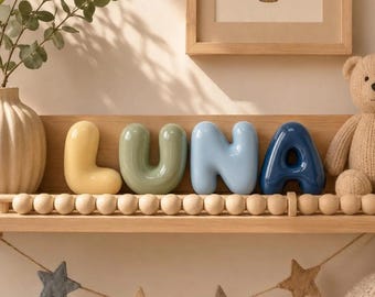 Letras de burbujas 3D personalizadas con nombre / Decoración de pared personalizada para habitación infantil