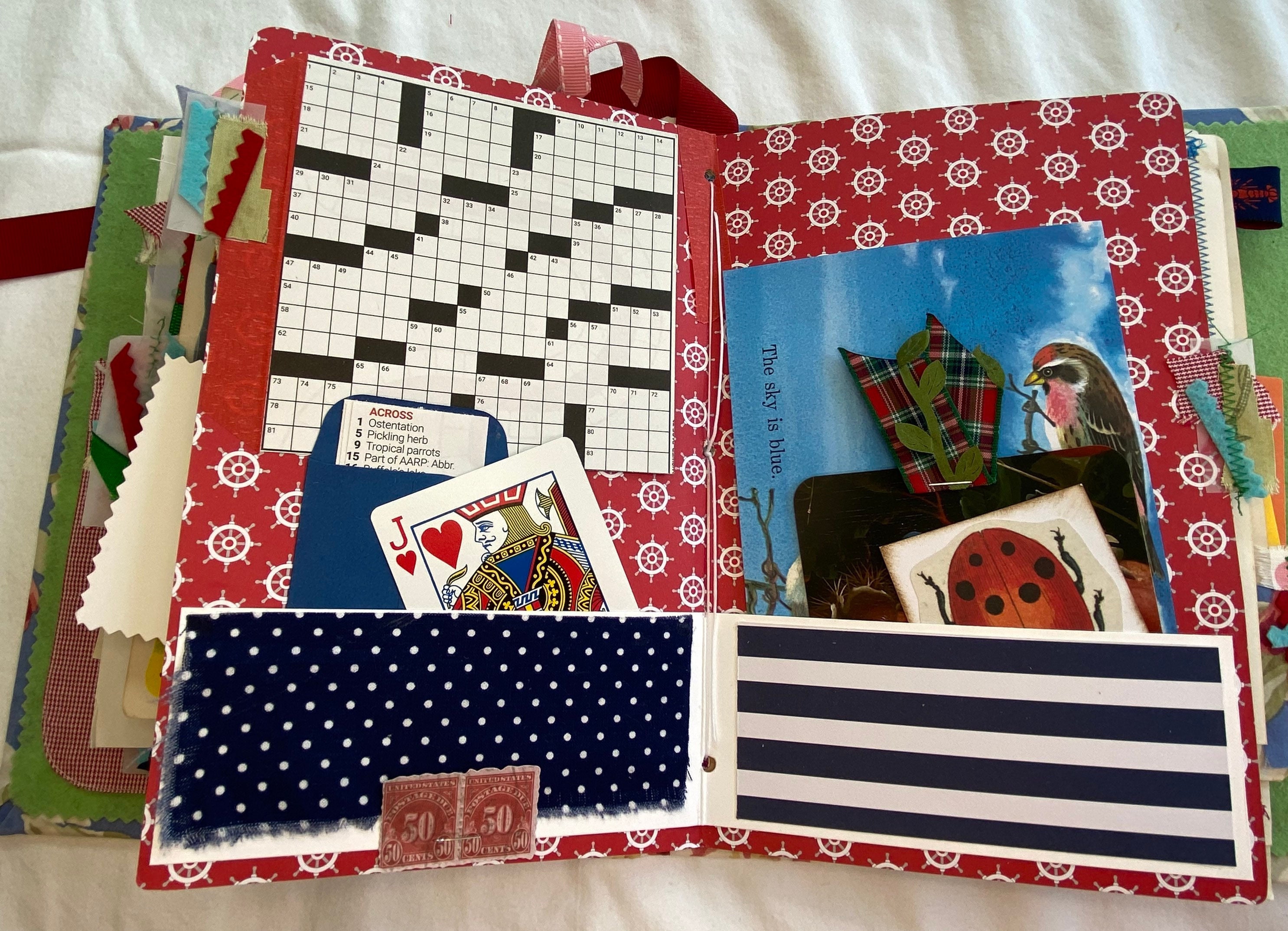 Junk Journal 102 Floral Hardcover Eclectic FREE SHIP! Art Diary