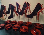 Ten Custom High Heel Shoe Party Centerpieces High Heel Shoe
