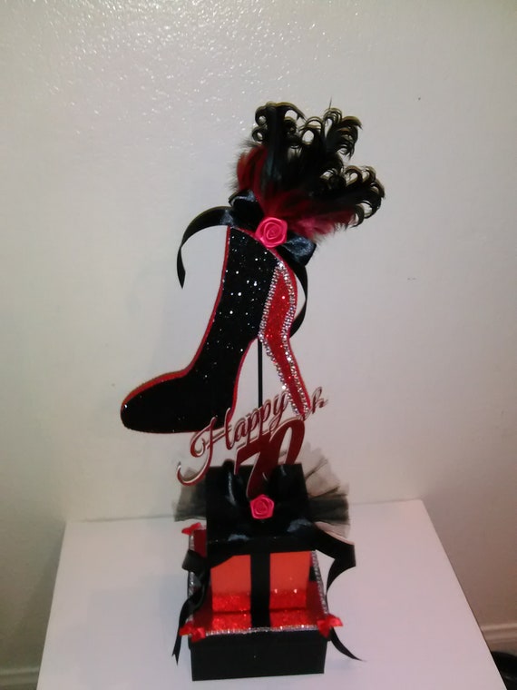 Stiletto Shoe Centerpiece Shoe Party Table Decorations High Heel