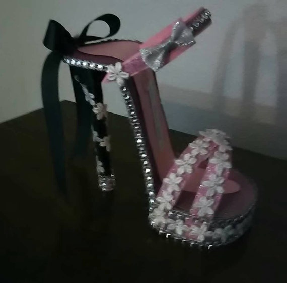 High heel shoe cell phone holder, shoe decoration, keepsake Il_570xn