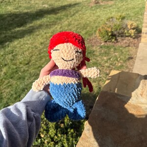Crochet Ariel Doll, plush, mermaid, Disney