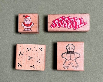 1964年クリスマス ヤドリギ ヒイラギ ポインセチア 植物 4種類 5セント