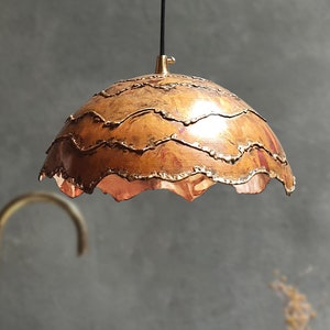 Solid Copper Pendant light