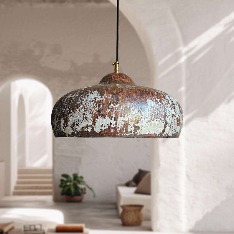 Photo inspiration: Fresh Look at Handmade Rustic Copper Pendant Lights Set Of 2