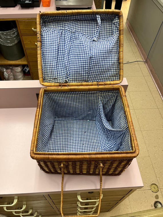 ヴィンテージ ピクニックバスケット - Etsy 日本