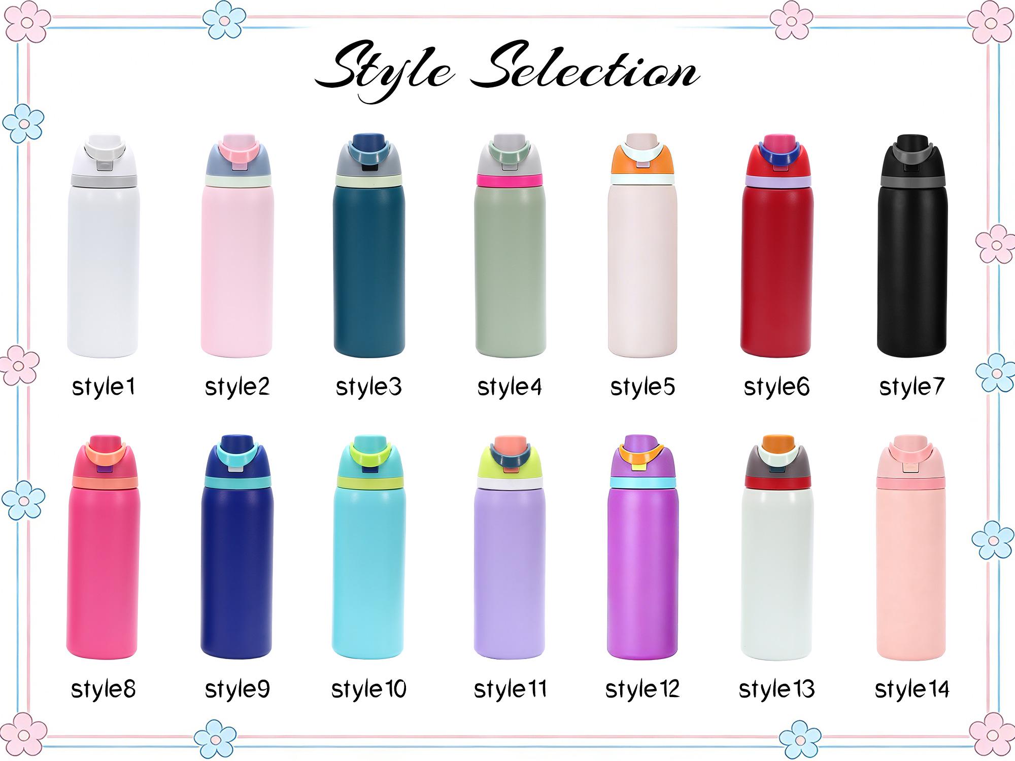 Custom Engraved 24oz Water Bottle With Name, Personalized Tumbler for ...