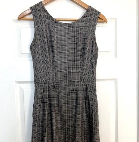 Vintage Mod Plaid Wiggle Dress | Etsy