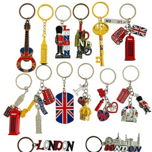 keychain London Souvenir Keyring: British Icons, Union Jack Geschenke