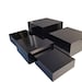 Black Acrylic Food Risers: Buffet Table Display - Set of 5 - Etsy