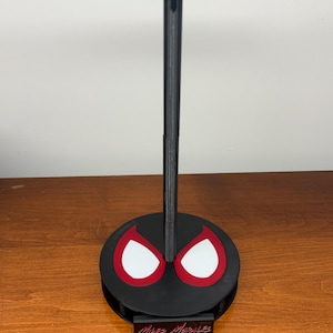 Miles Morales Spiderverse Magnetic Cosplay Mask with Display Stand bild 6
