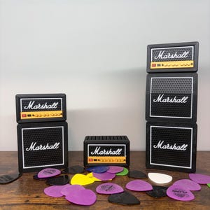 Marshall Half-Stack/Full-Stack Guitar Pick Holder: Magnetic Closure