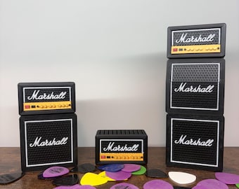 Marshall Half-Stack/Full-Stack Guitar Pick Holder: Magnetic Closure