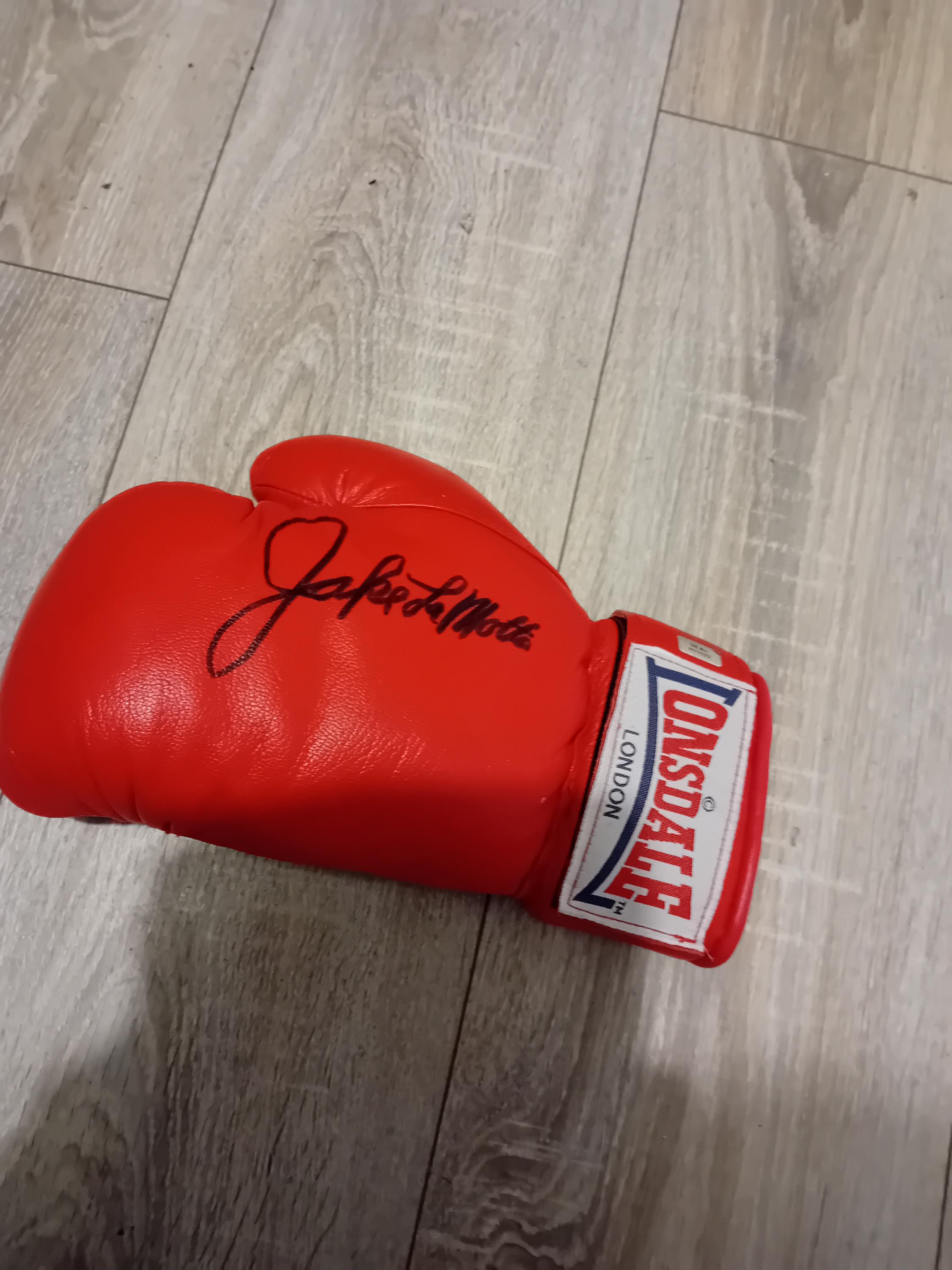 Stampa Con Autografo Di Jake LaMotta In Cornice A4 – Regalo Da Collezione Per Fan Della Boxe