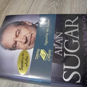 alan sugar signed book autograph