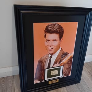 Cliff Richard hand signed autograph framed rare