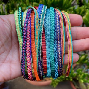 PEREIRA colorful silk bracelets (OPTIONS 51-88)