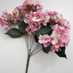 Silk flowers, faux flowers, Hydrangeas beautiful floral spray decoration, great value