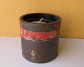 RESERVED FOR J. Metal Candle Holder, Industrial Lighting, unisex gift, rustic lighting, upcycled metal candleholder, bachelor pad decor