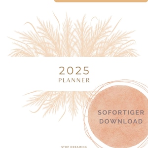Calendar 2025 | Planner 2025 | Monthly planner | Annual planner | Annual calendar | Calendar to print | PDF | Motivation