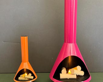 1:6 Scale Mid-century Style Fireplace