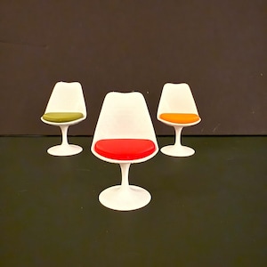 1:12 scale Tulip chairs (set of 2)