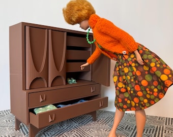 Cassettiera Broyhill Brasilia in scala 1:6