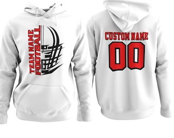 Personalized Football Game Day Shirt: Custom Name & Number Sports Tee