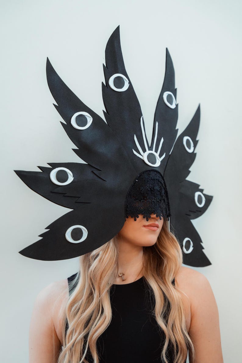 Angel Headpiece, Winged Face Mask, Eye Mask, Seraph Mask, Cosplay - Etsy