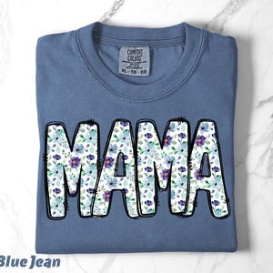 Comfort Colors® Vintage floral Mama t-shirt, Retro Mama Shirt, Mothers Day Gift, Mama Shirt, Gift for Mom, Mom Shirt, Trendy Mama Shirt