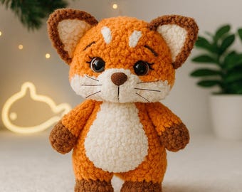 Amigurumi Fox Crochet Pattern: Plush Toy DIY (PDF Download)