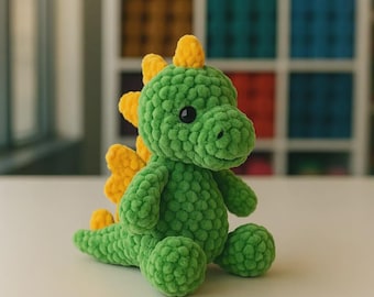 Amigurumi Dinosaur Crochet Pattern: Plush Dino Toy PDF Tutorial