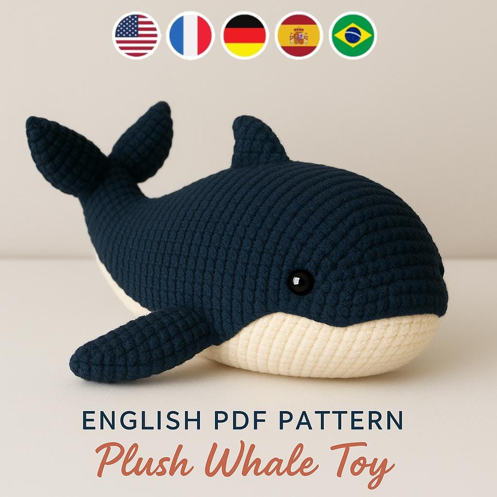 クジラのあみぐるみ - Etsy 日本