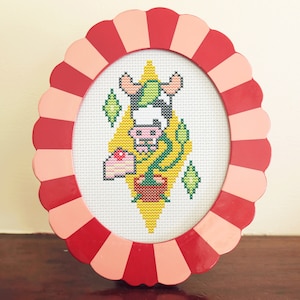 The Sims Cowplant inspired Cross Stitch Pattern set