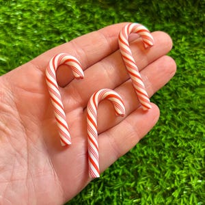 ポリマークレイ クリスマス キャンディケインチャーム DIYアクセサリー 樹脂チャーム ペンダント ネックレス イヤリング ジュエリー ファインディング クラフト 小型DIY用品