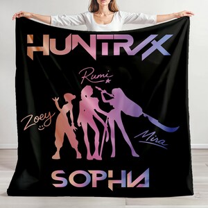 Kpop Demon Hunters Minky Blanket - Etsy