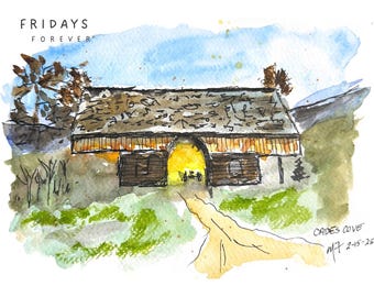 Cades Cove Barn Print by Mike Friday
