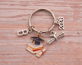 Personalised Graduation Gifts, Custom Graduation Keychains, Class of 2026 Keychain